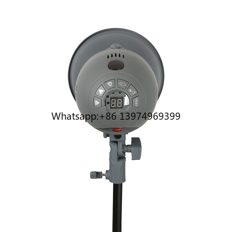 Studio Strobe Light 600W - Equipo Fotográfico, Flash Estroboscópico de 200W,