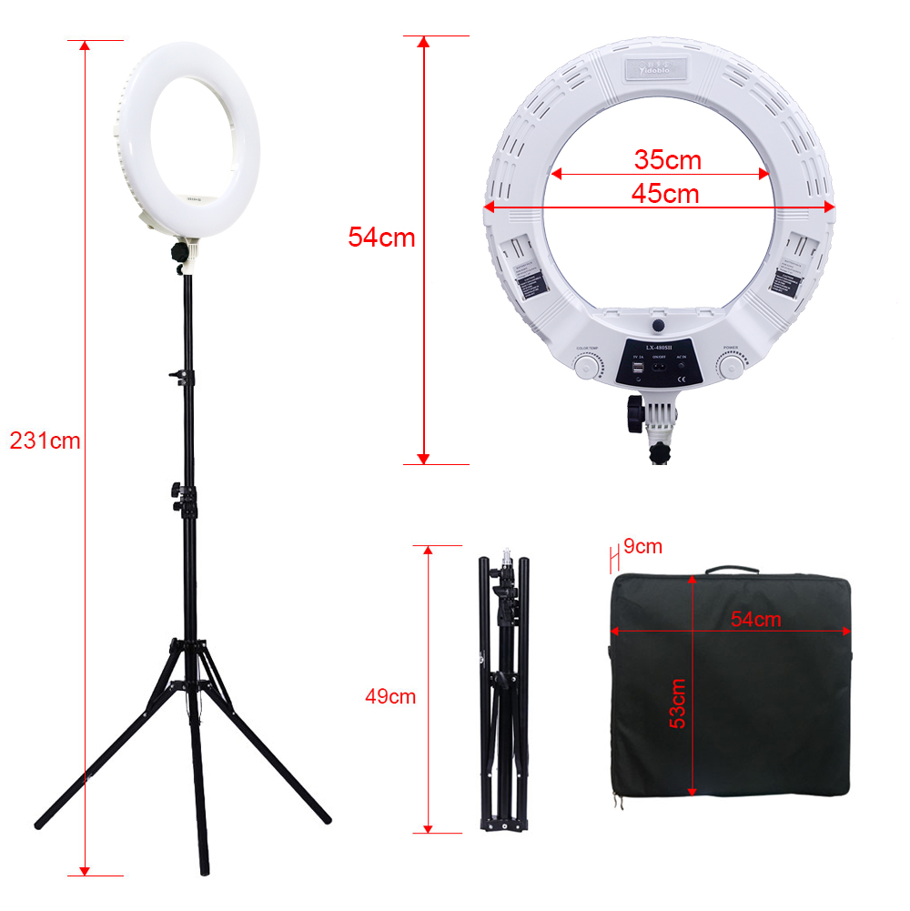 Ring Light 18 Inch Studio - Yidoblo-Anillo de luz Led para Selfie,