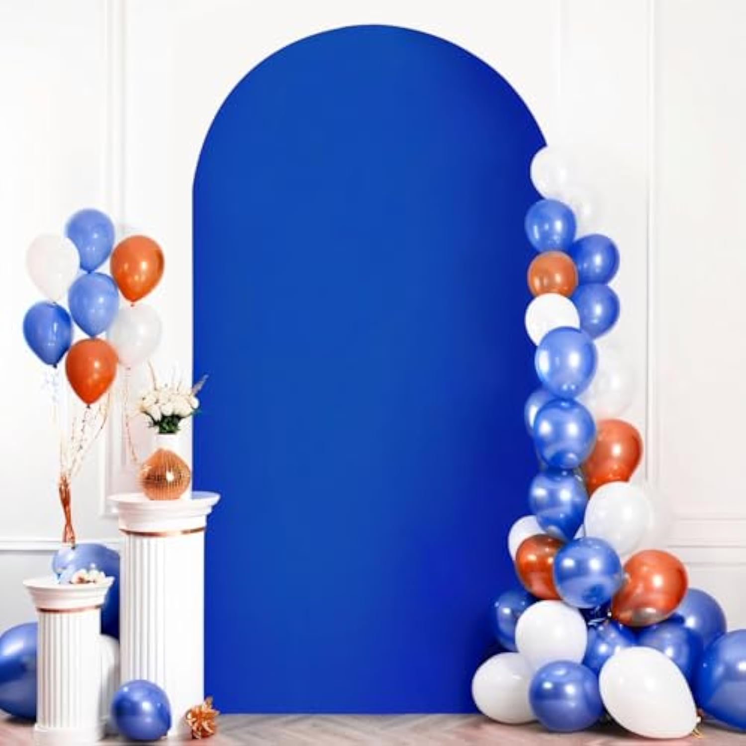 Photography Backdrop Stand Kit - VIKAMA-cubierta de arco azul, globo de