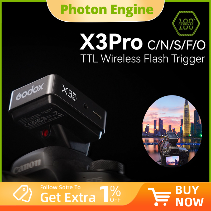 Wireless Flash Trigger 2.4G - Nuevo Godox X3pro TTL HSS 2,4G