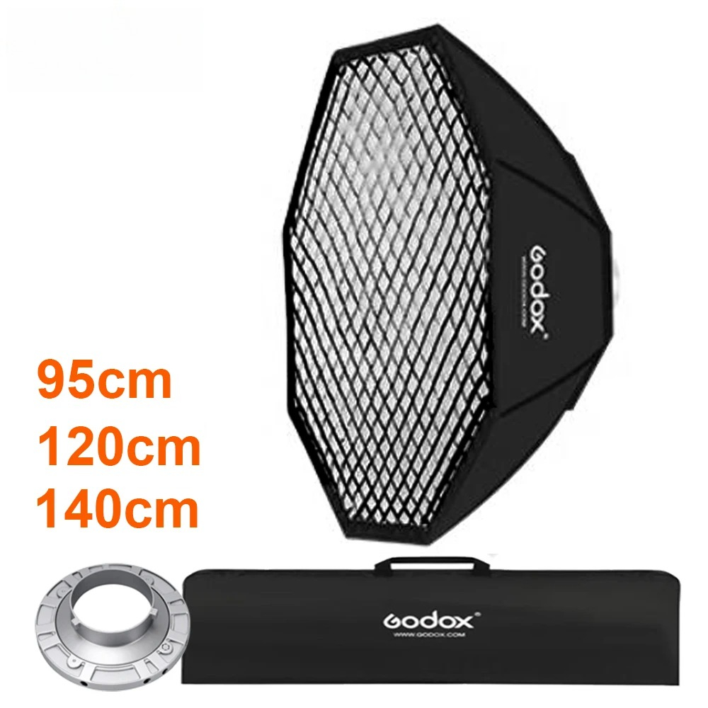 Softbox 120Cm Octagon - Softbox Octogonal de Panal de Abeja