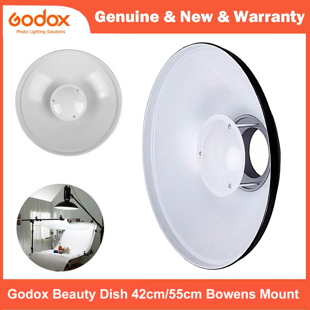 Beauty Dish 55Cm Studio - Godox BDR-W-plato de belleza BDR-W, Reflector
