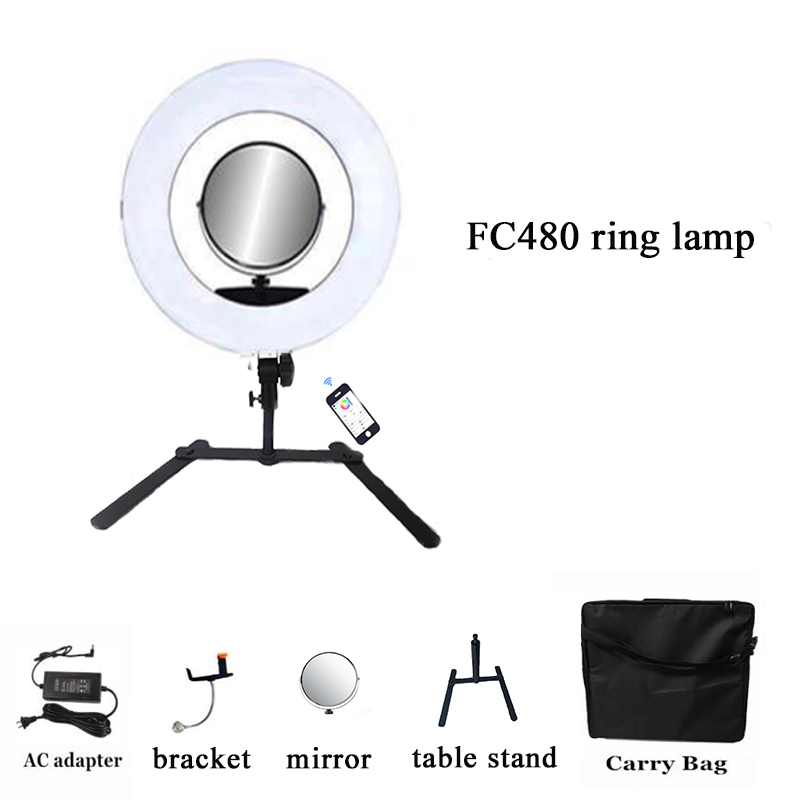 Ring Light 18 Inch Studio - Yidoblo 18 pulgadas FC480 RGB Anillo