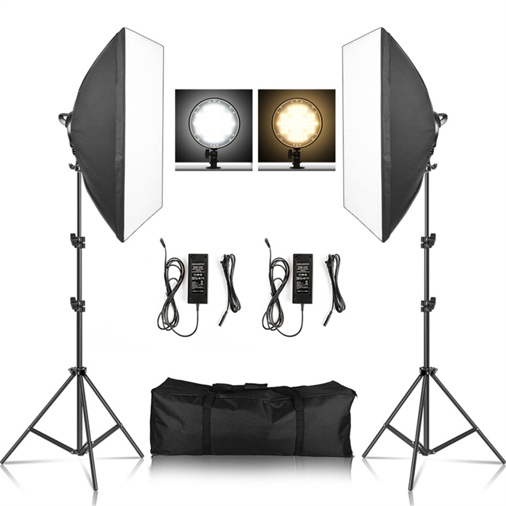 Photography Backdrop Stand Kit - Kit de fotografía de luz Softbox,