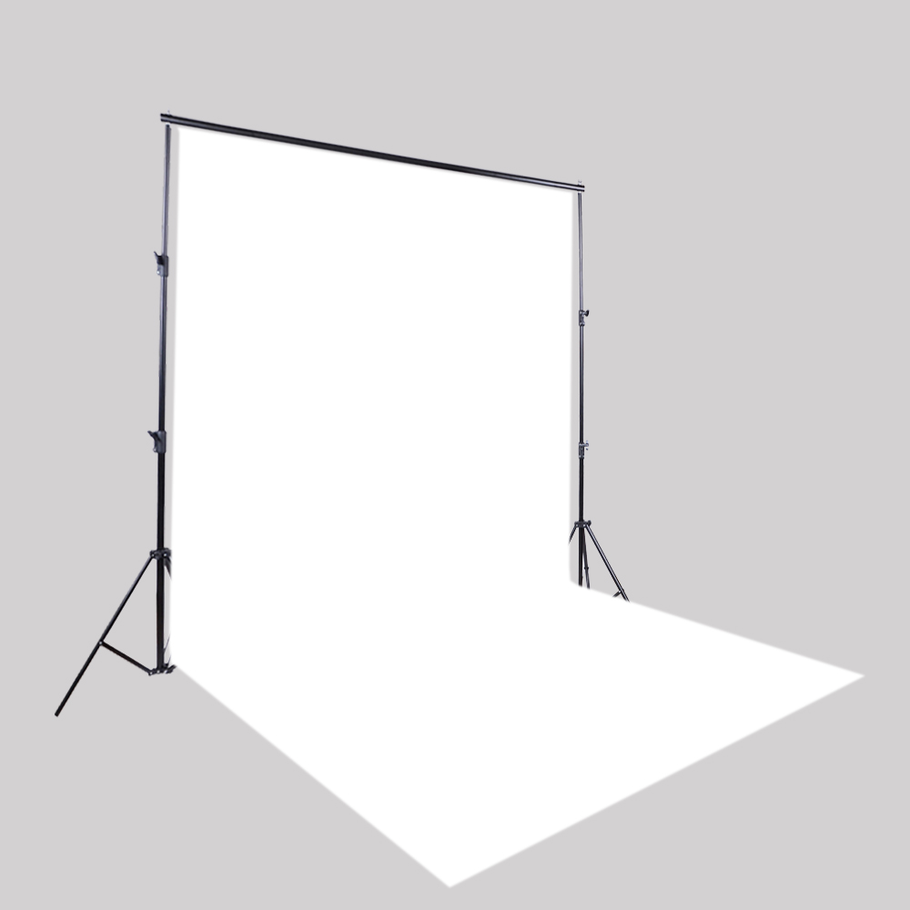 Photography Backdrop Stand Kit - Fondo de fotografía de vinilo blanco
