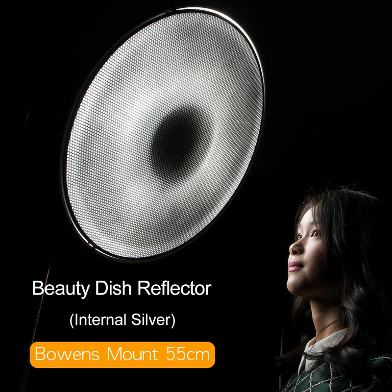 Plato reflector de belleza pla - Beauty Dish 55Cm Studio reseña y precio