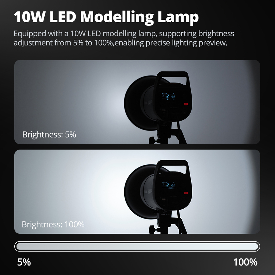Flash de Estudio Compacto Prof - Studio Flash 400W Bowens Mount reseña y precio