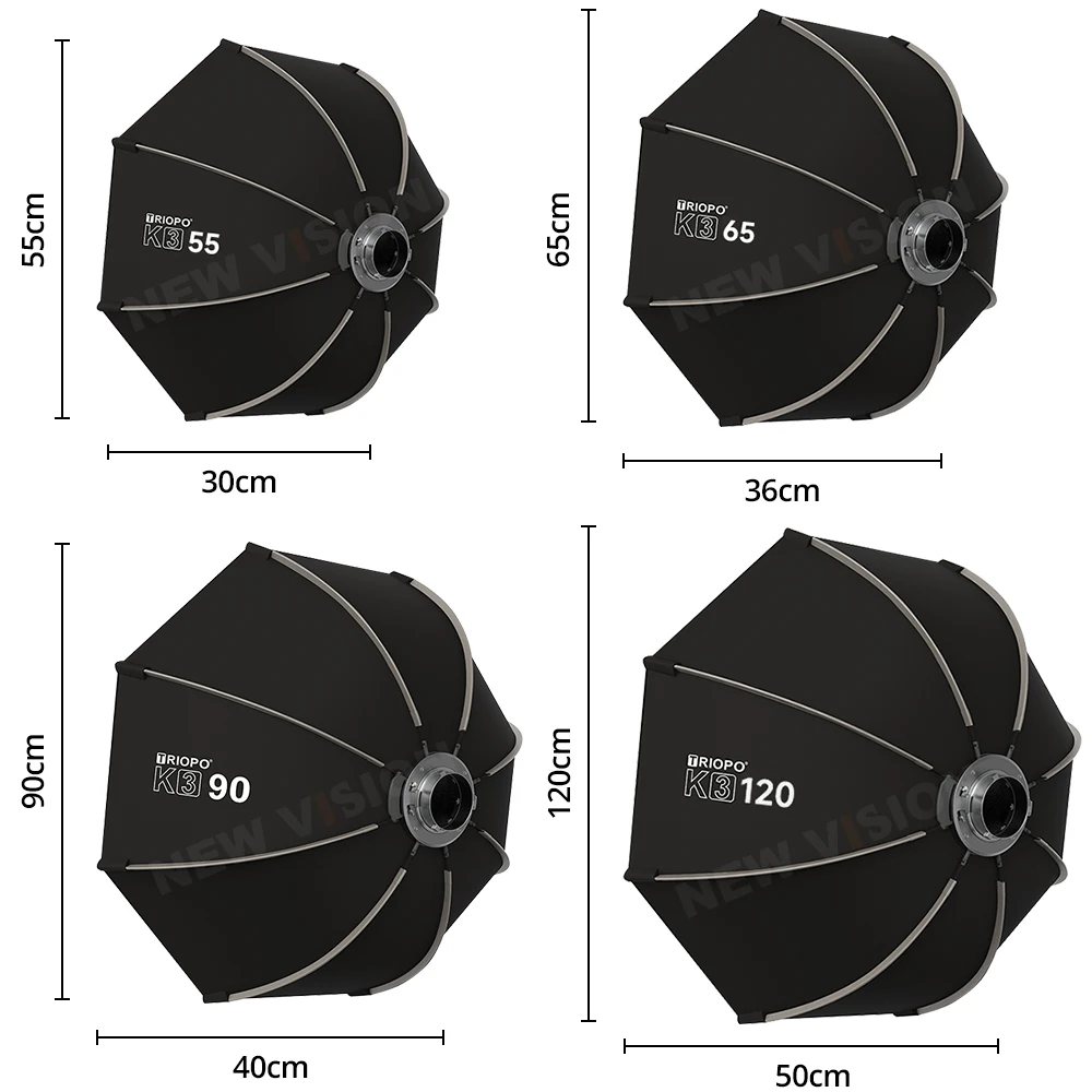 TRIOPO Serie K3, Softbox Octag - Softbox 120Cm Octagon reseña y precio