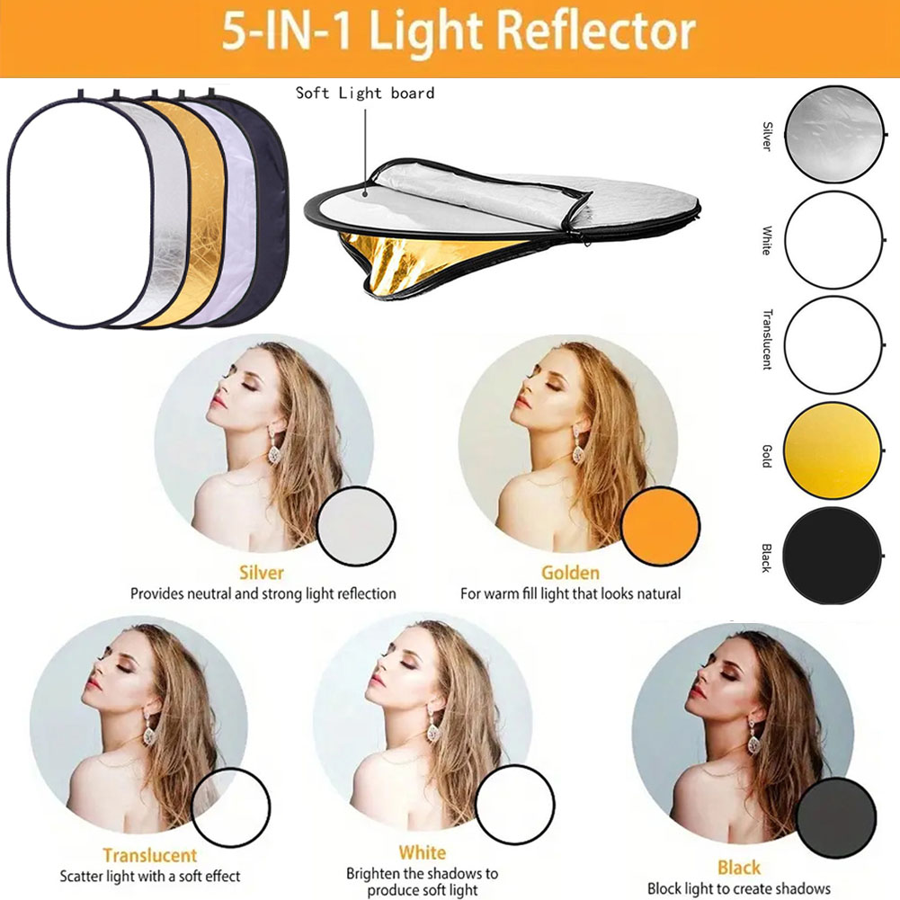 ERIKOLE Kit de reflector de fo - Reflector 5 In 1 110Cm reseña y precio