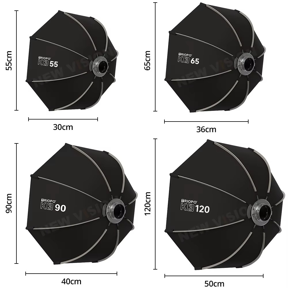 Softbox TRIOPO con Montura Bow - Softbox 120Cm Octagon reseña y precio