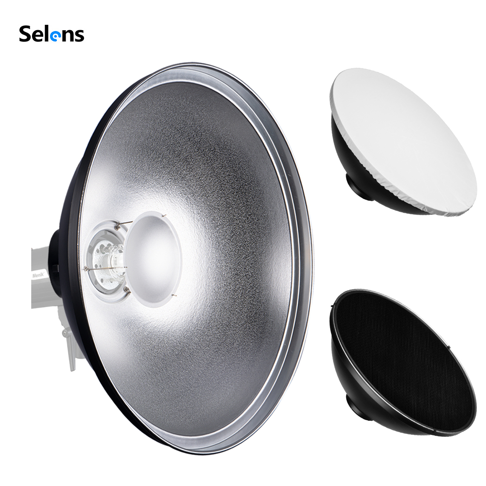 Selens - Reflector de luz tipo - Beauty Dish 55Cm Studio reseña y precio