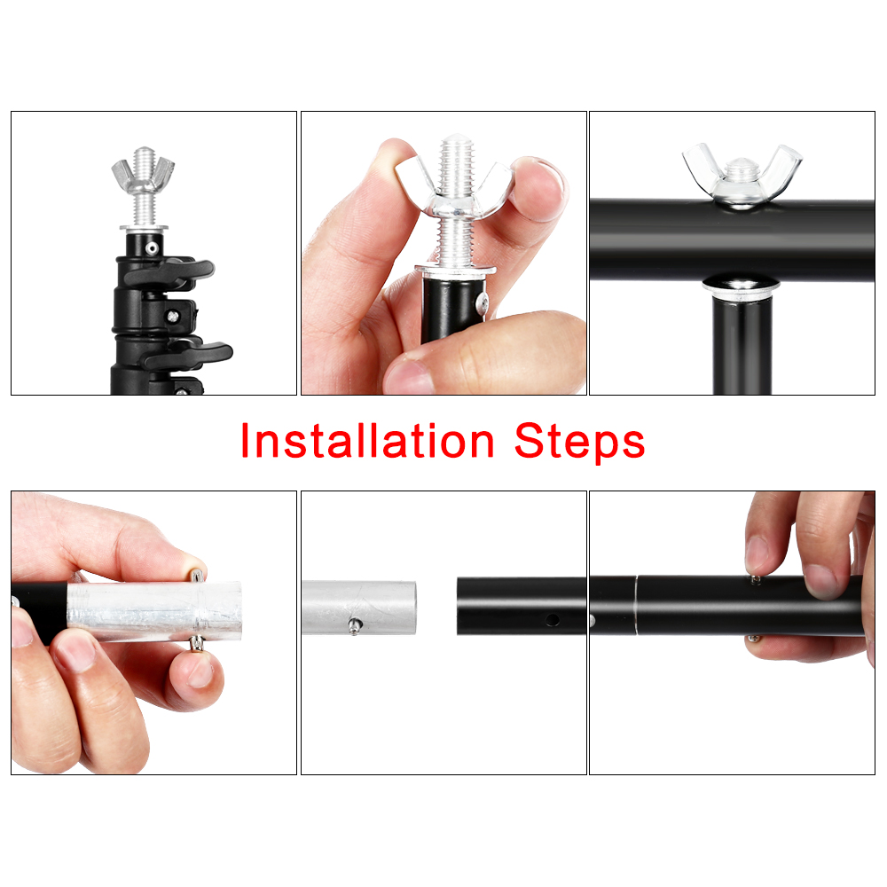 Soporte de Fondo en Forma de T - Photography Backdrop Stand Kit reseña y precio