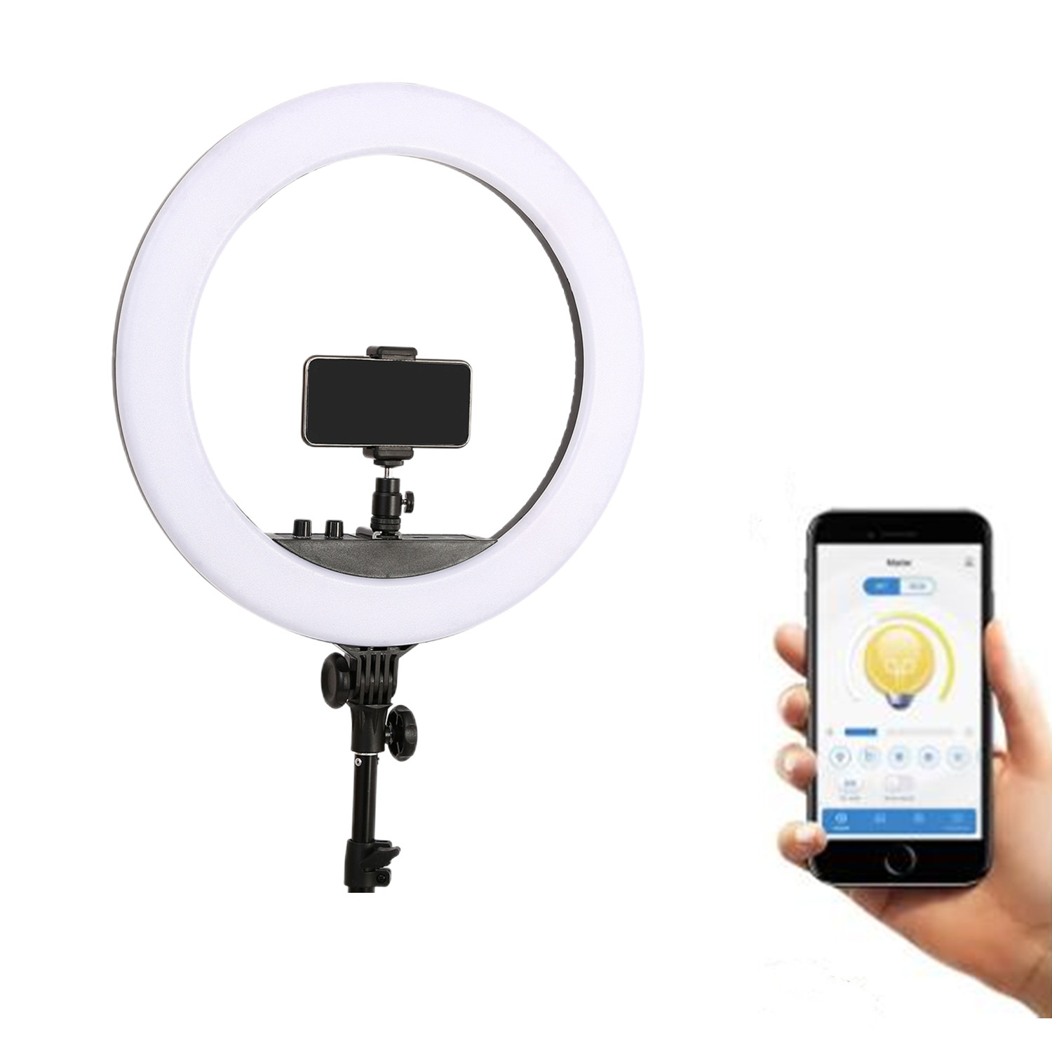 Anillo de luz LED para estudio - Ring Light 18 Inch Studio reseña y precio