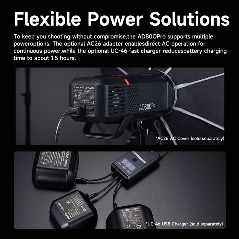 Godox AD800 Pro, Flash TTL con - Studio Strobe Hss Ttl reseña y precio
