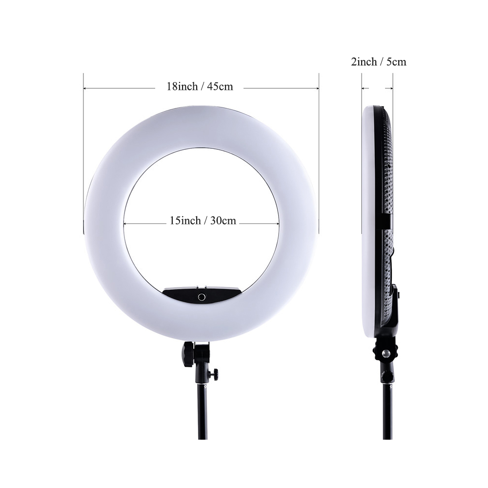 Yidoblo, aro de luz de 18 pulg - Ring Light 18 Inch Studio reseña y precio