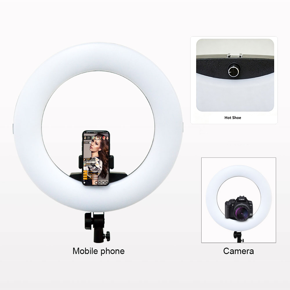 Yidoblo, aro de luz de 18 pulg - Ring Light 18 Inch Studio reseña y precio