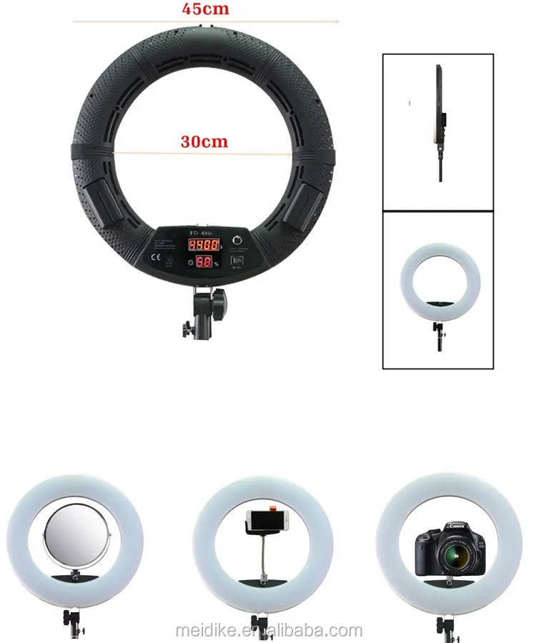 【2026】CHKJ FD-480II lámpara de - Ring Light 18 Inch Studio reseña y precio