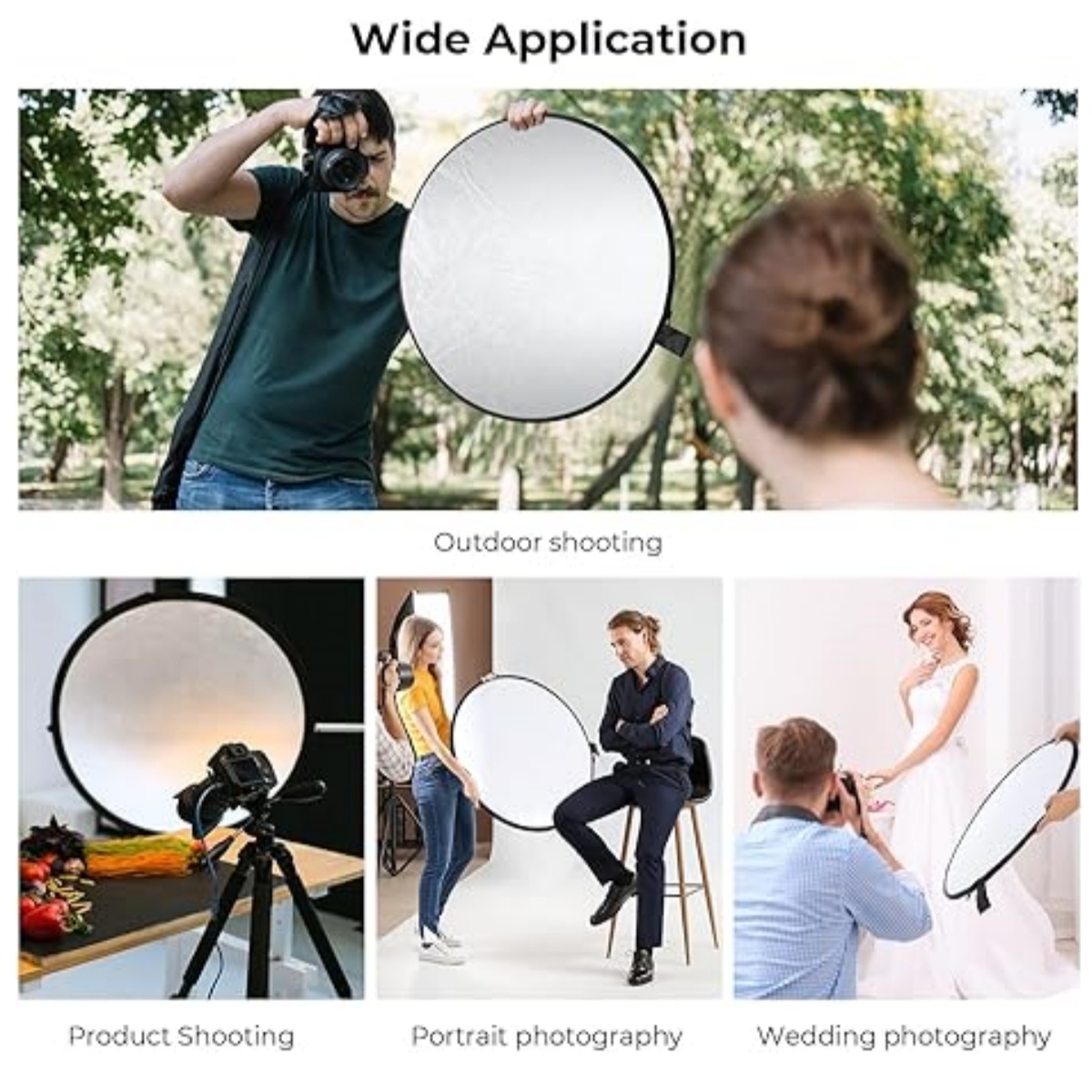 HUANYINGBJB Reflector de fotog - Reflector 5 In 1 110Cm reseña y precio