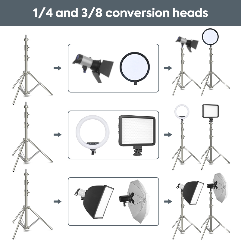 Trípode de luz de alta resiste - Studio Light Stand 3M Heavy Duty reseña y precio