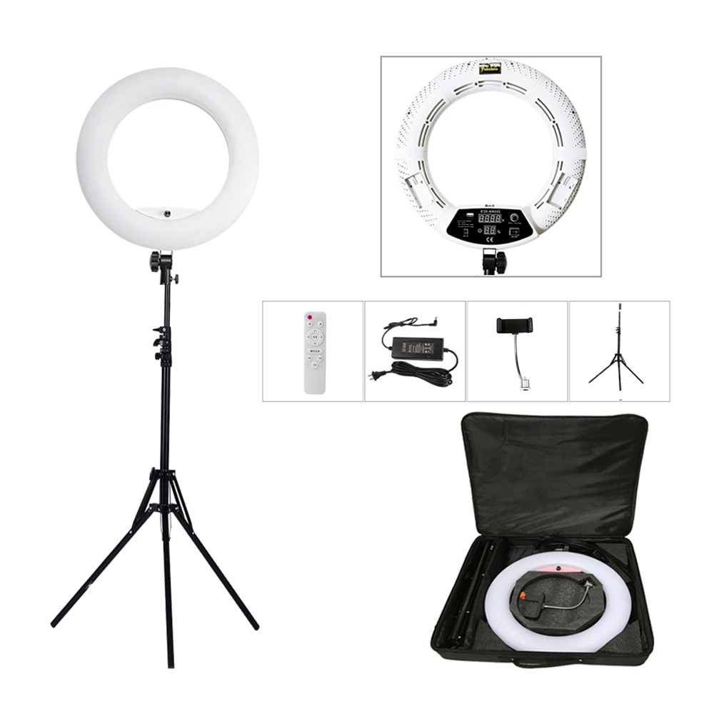 Lámpara de luces de anillo de  - Ring Light 18 Inch Studio reseña y precio