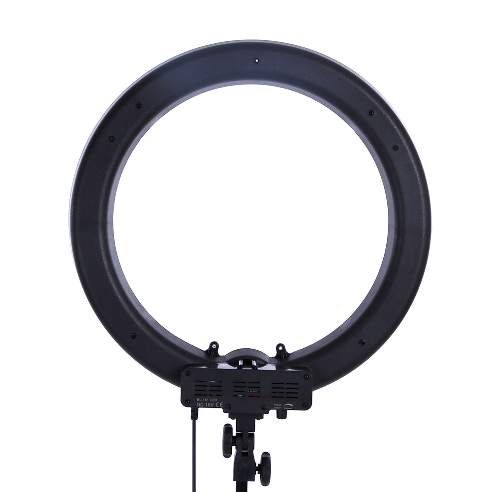 Anillo de luz LED para cámara  - Ring Light 18 Inch Studio reseña y precio