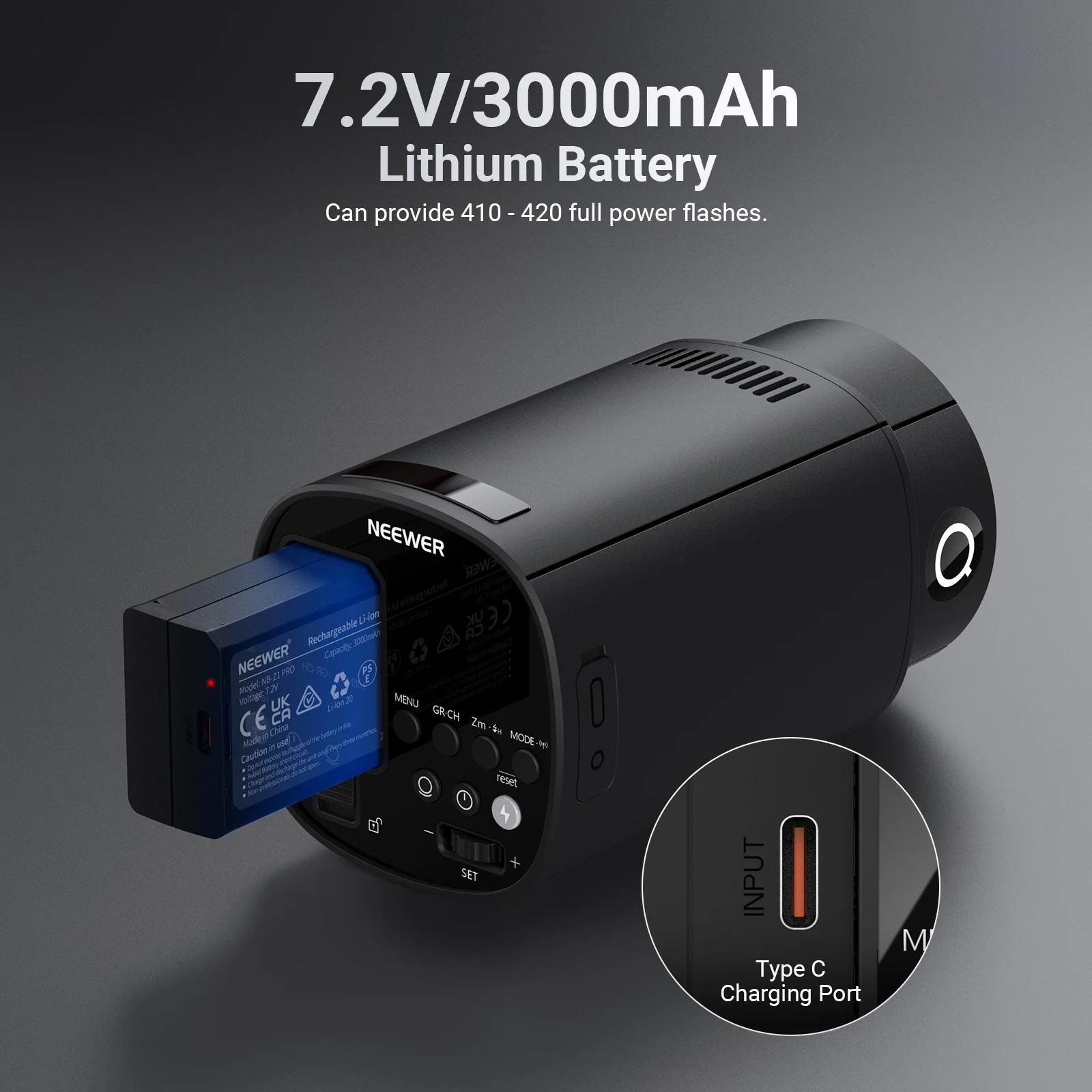 NEEWER Q120 2.4G TTL 120Ws Fla - Studio Strobe Hss Ttl reseña y precio
