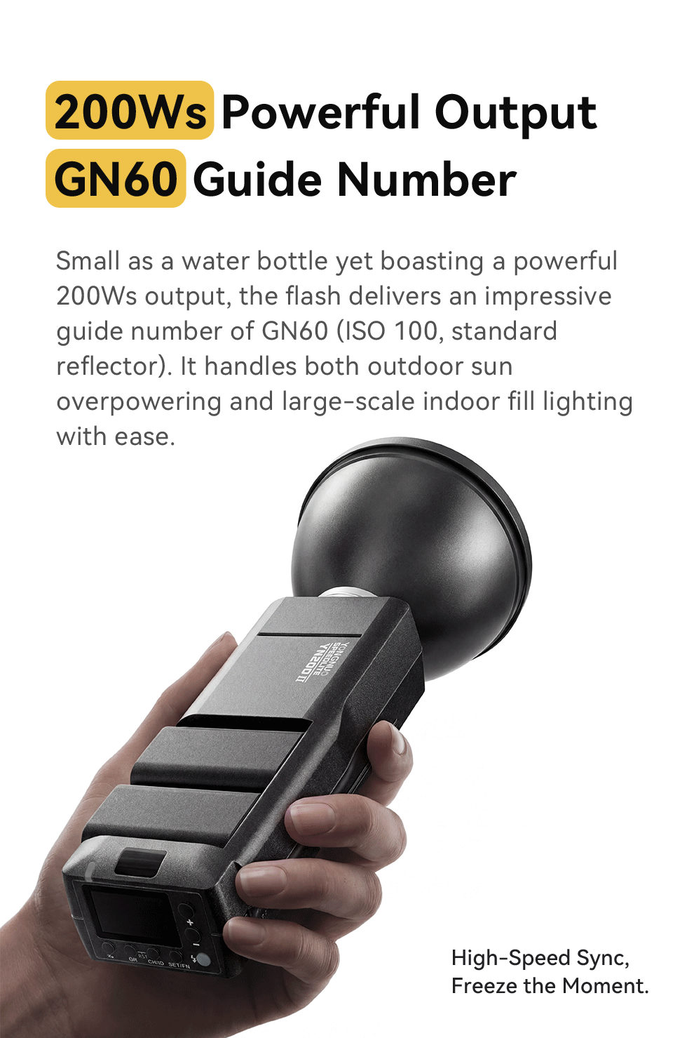 Flash Speedlite Inalámbrico YO - Wireless Flash Trigger 2.4G reseña y precio