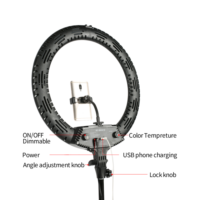 WalkingWay Anillo de luz LED d - Ring Light 18 Inch Studio reseña y precio
