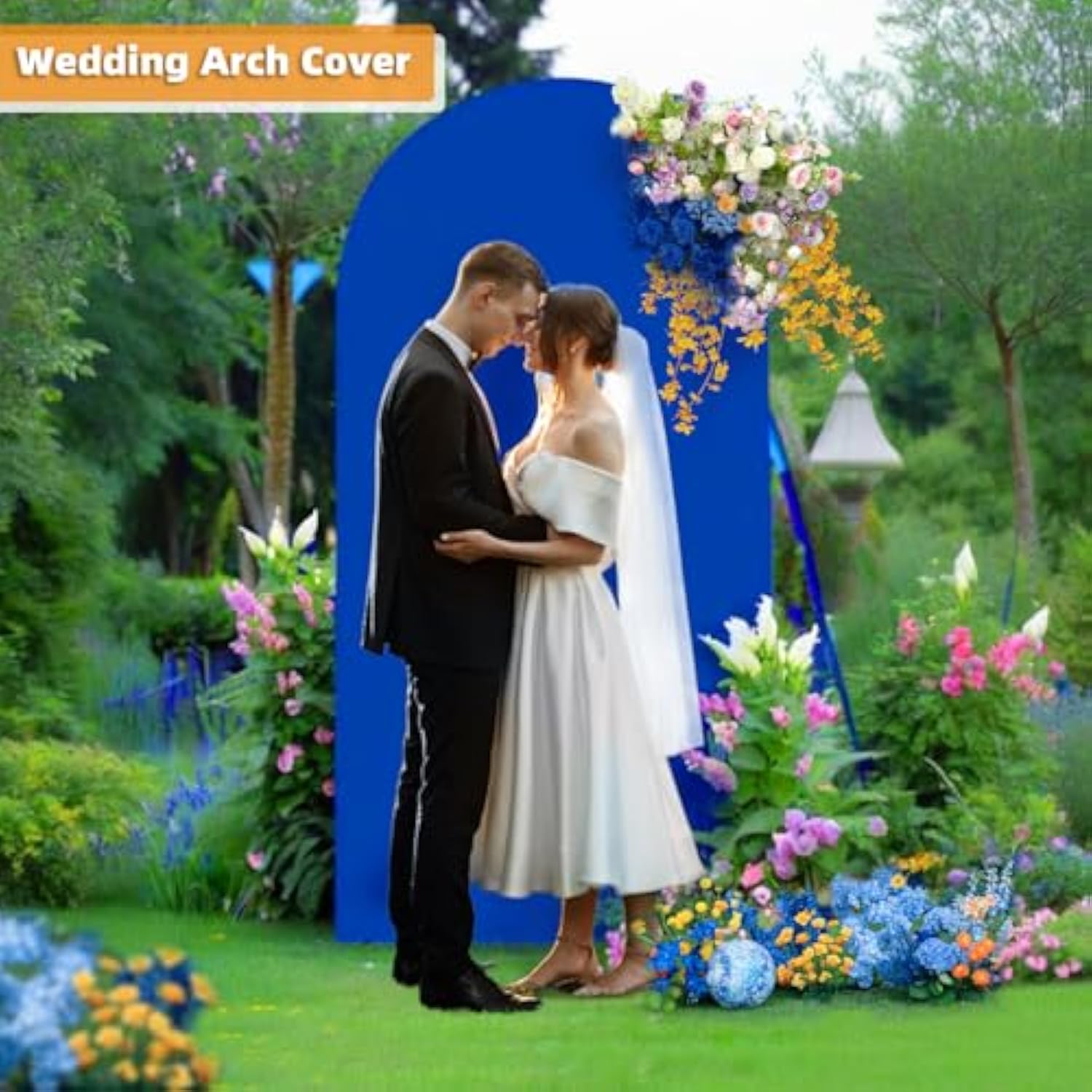 VIKAMA-cubierta de arco azul,  - Photography Backdrop Stand Kit reseña y precio