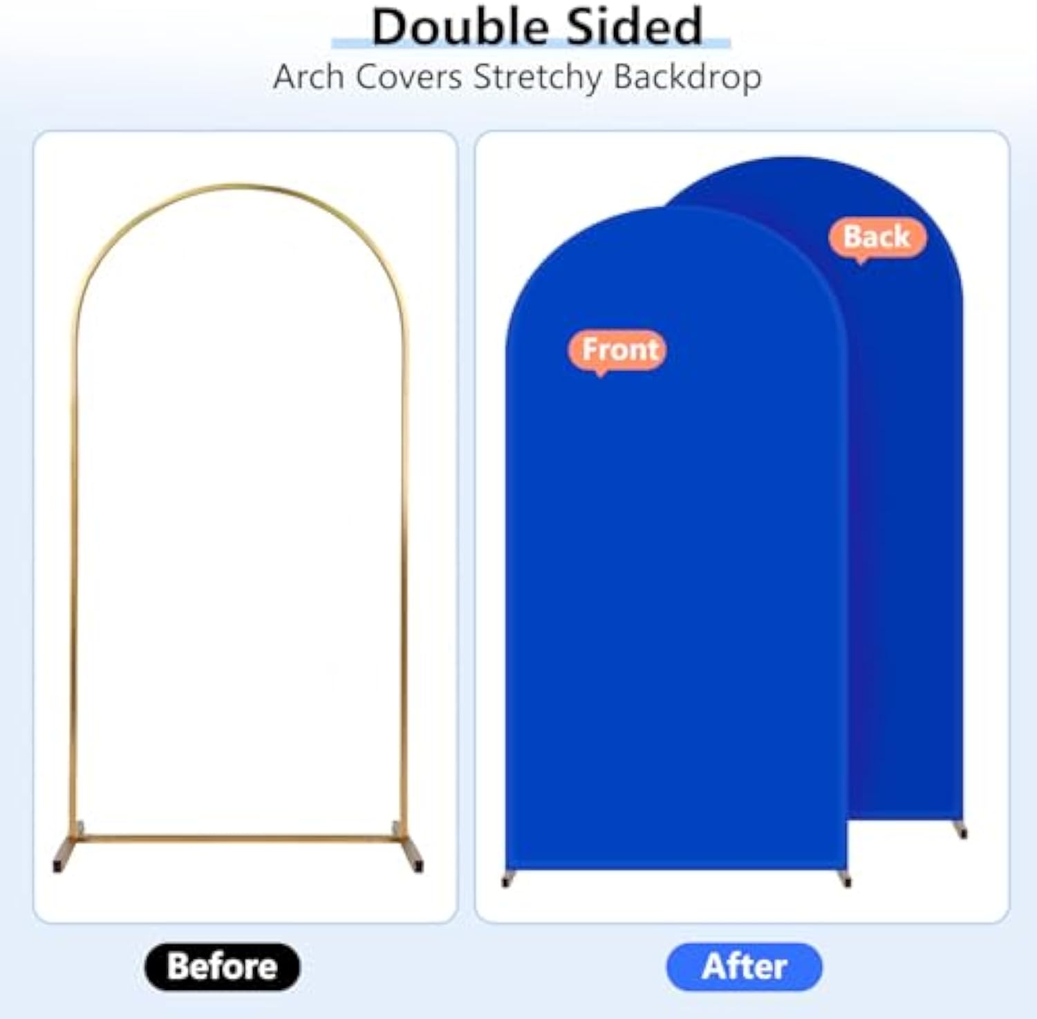 VIKAMA-cubierta de arco azul,  - Photography Backdrop Stand Kit reseña y precio