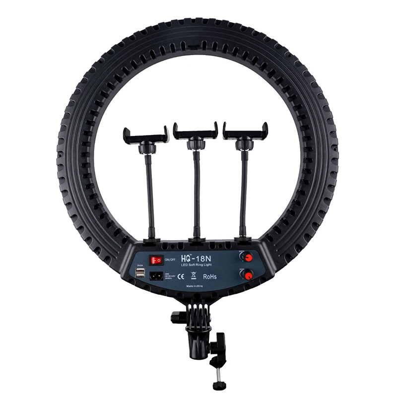 HQ-18N - Aro de Luz LED de 18  - Ring Light 18 Inch Studio reseña y precio