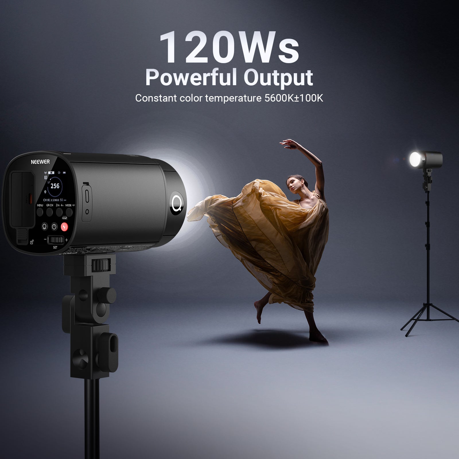 NEEWER 120Ws 2.4G TTL Flash Es - Studio Strobe Hss Ttl reseña y precio