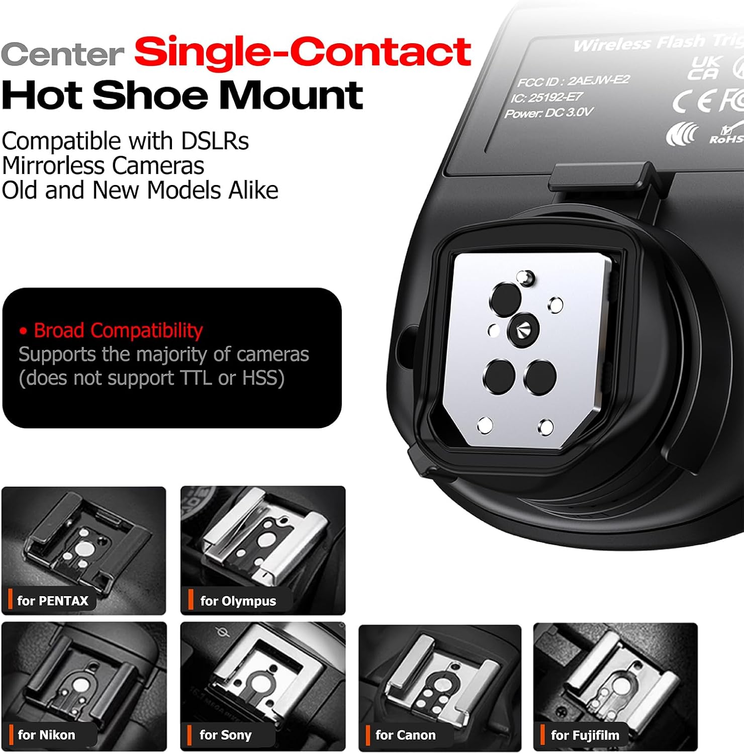 Transceptor de disparo inalámb - Wireless Flash Trigger 2.4G reseña y precio