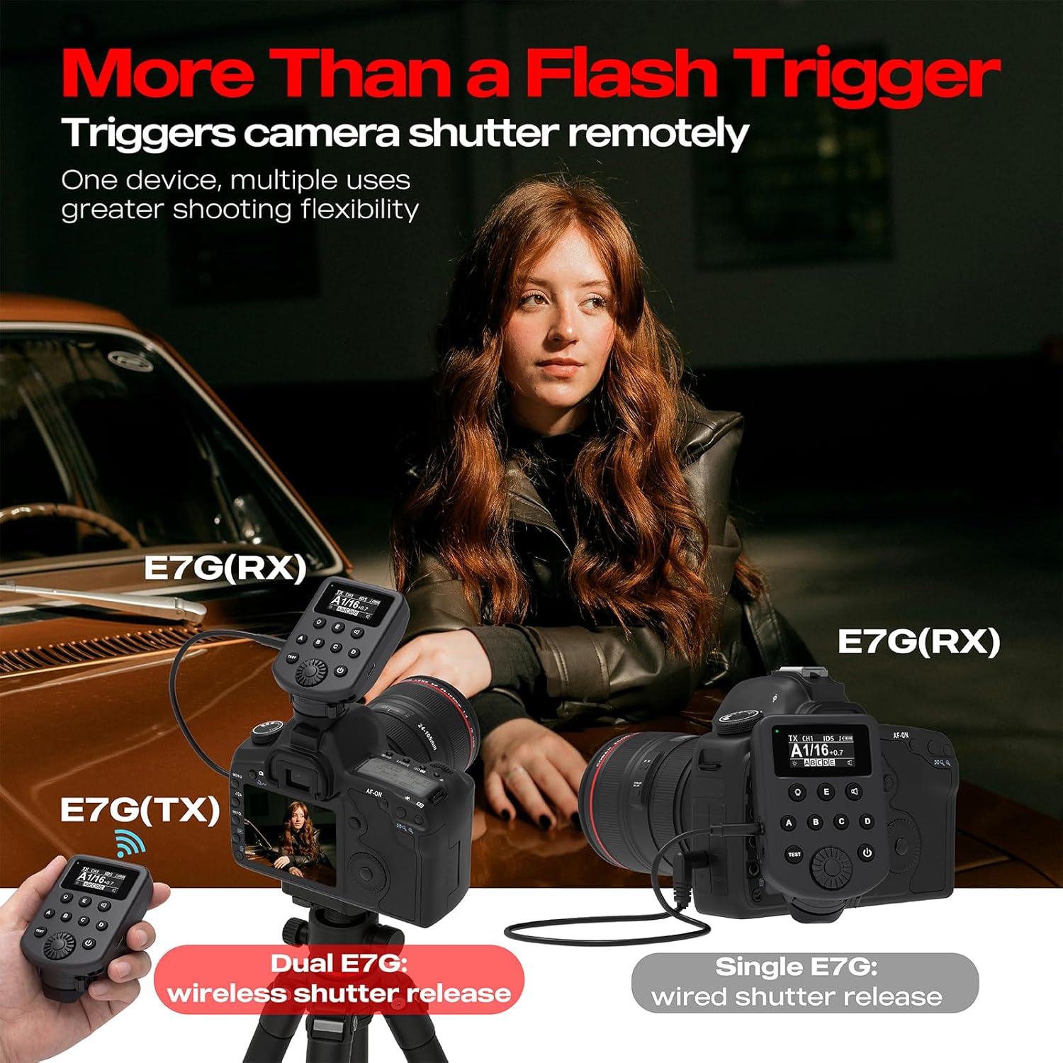 Transceptor de disparo inalámb - Wireless Flash Trigger 2.4G reseña y precio