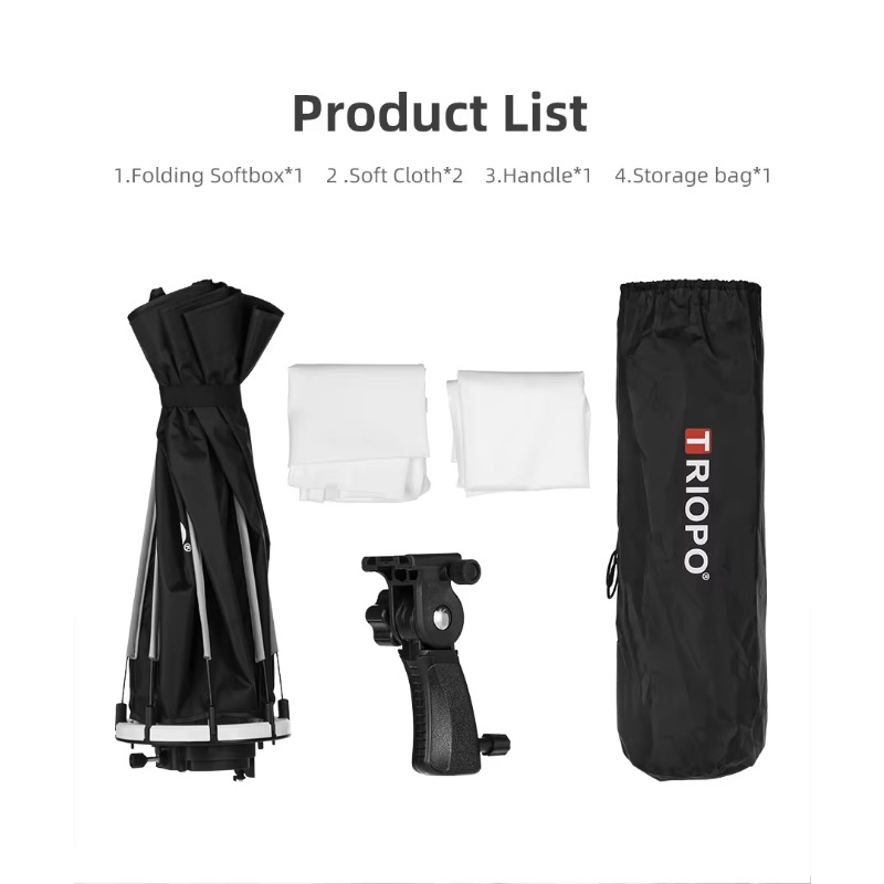 Triopo Softbox KS 55CM 65CM 90 - Softbox 120Cm Octagon reseña y precio