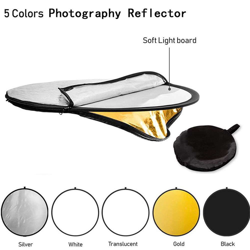 Kit de reflector de fotografía - Reflector 5 In 1 110Cm reseña y precio