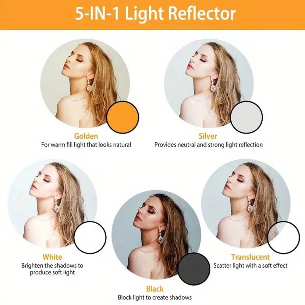 Kit de reflector de fotografía - Reflector 5 In 1 110Cm reseña y precio