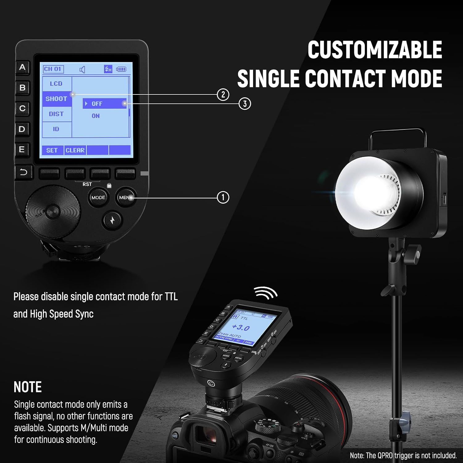 NEEWER Q4 400Ws 2.4G TTL Flash - Studio Strobe Hss Ttl reseña y precio
