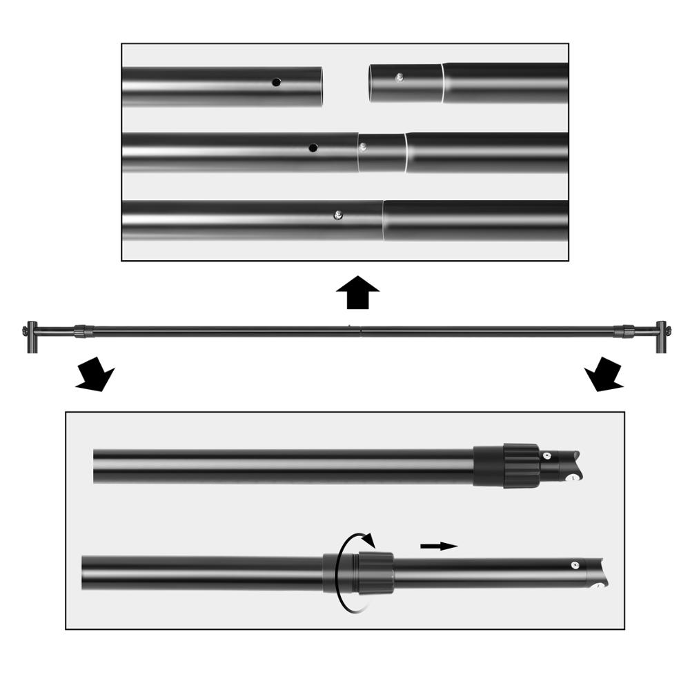 Soporte de fondo versátil y re - Photography Backdrop Stand Kit reseña y precio