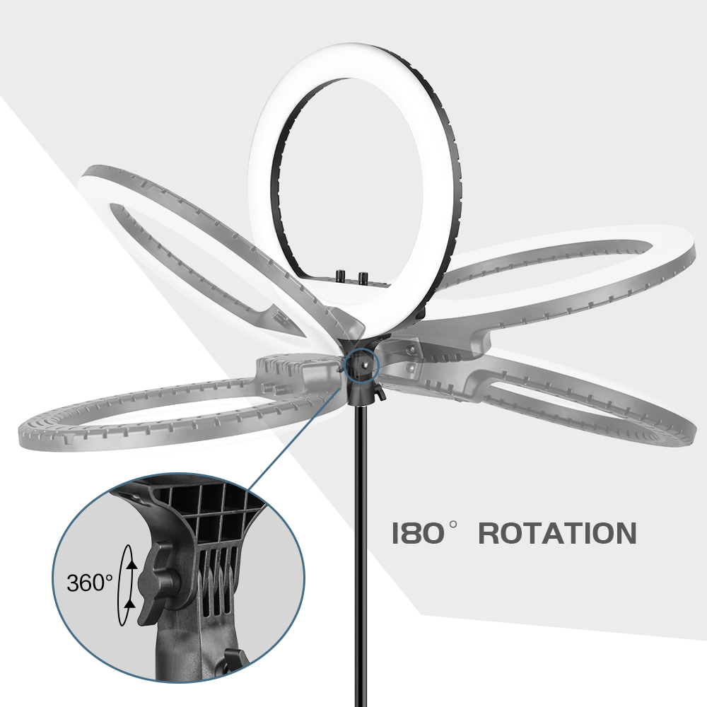 Anillo de luz LED de 18 pulgad - Ring Light 18 Inch Studio reseña y precio