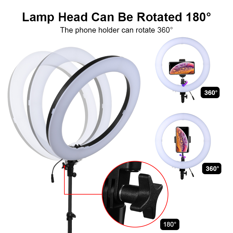 Anillo de luz de 18 pulgadas c - Ring Light 18 Inch Studio reseña y precio