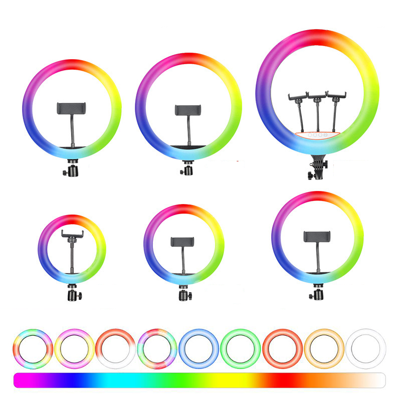 Aro de luz RGB de 18 pulgadas  - Ring Light 18 Inch Studio reseña y precio