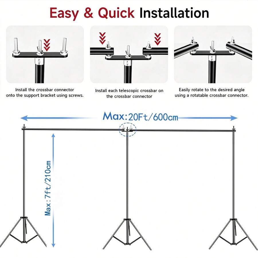 Soporte para telón de fondo de - Photography Backdrop Stand Kit reseña y precio