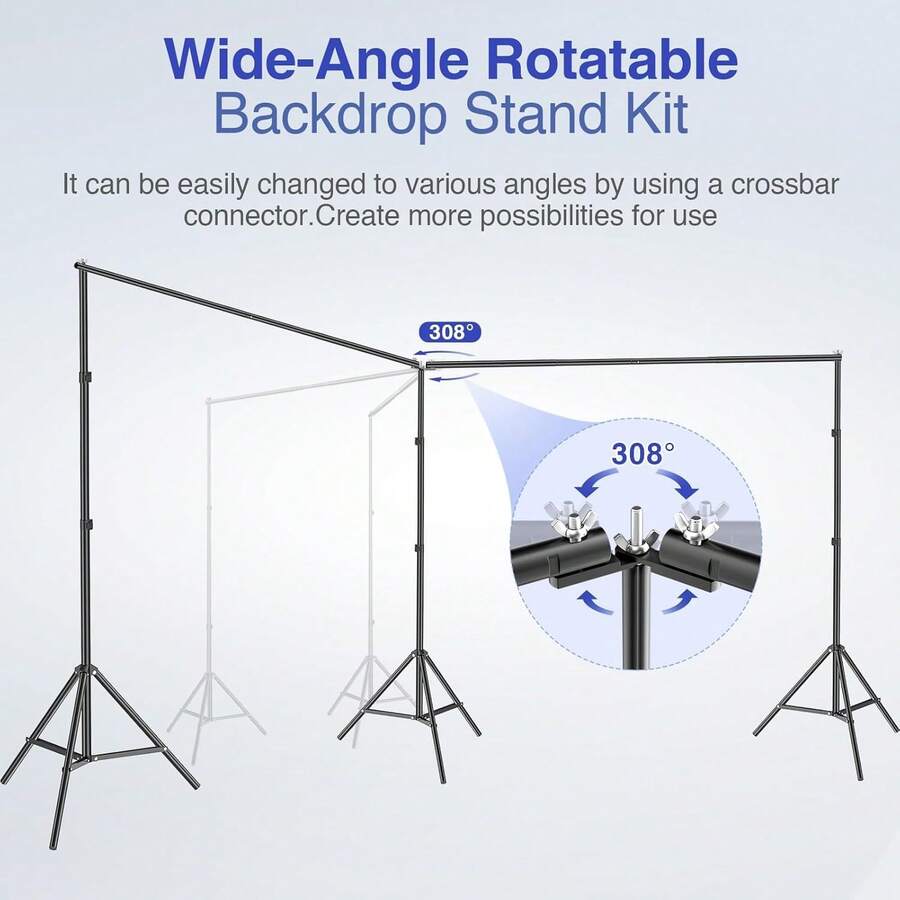Soporte para telón de fondo de - Photography Backdrop Stand Kit reseña y precio