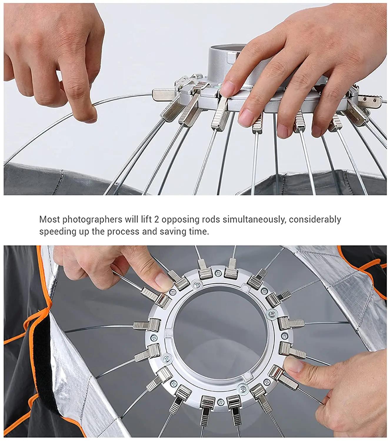Godox QR-P70 70cm P90 90cm P12 - Softbox 120Cm Octagon reseña y precio