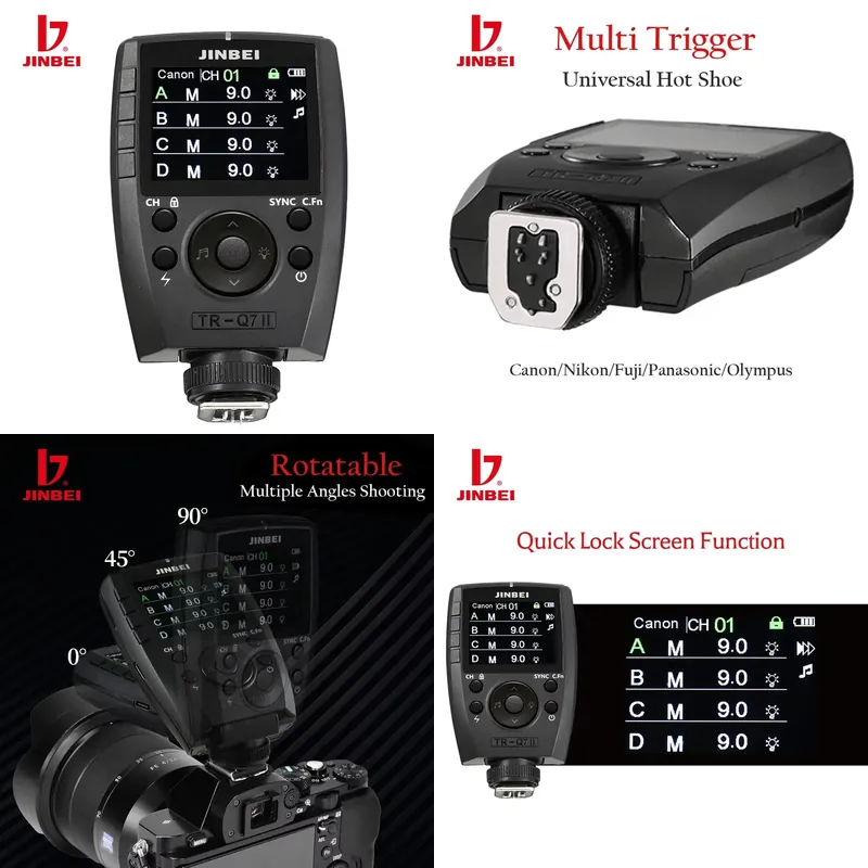 Disparador de Flash TTL Inalám - Wireless Flash Trigger 2.4G reseña y precio