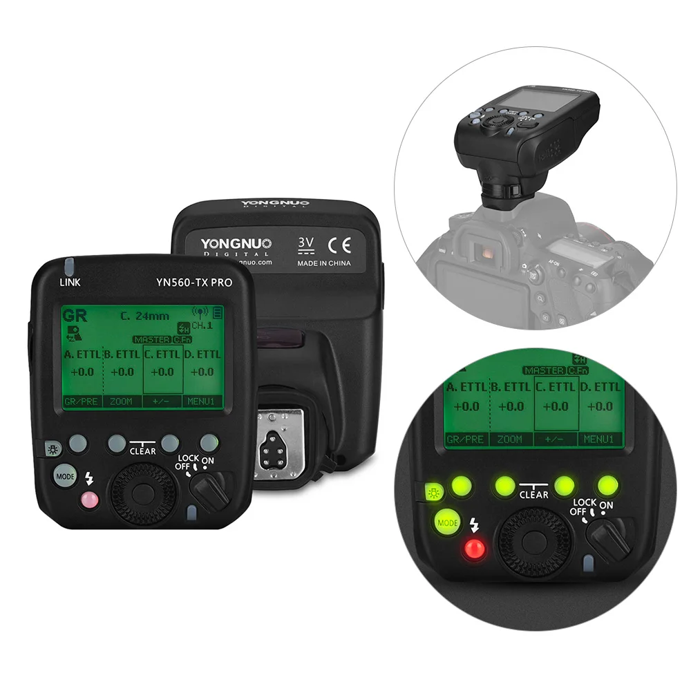2026 En stock YONGNUO YN560-TX - Wireless Flash Trigger 2.4G reseña y precio