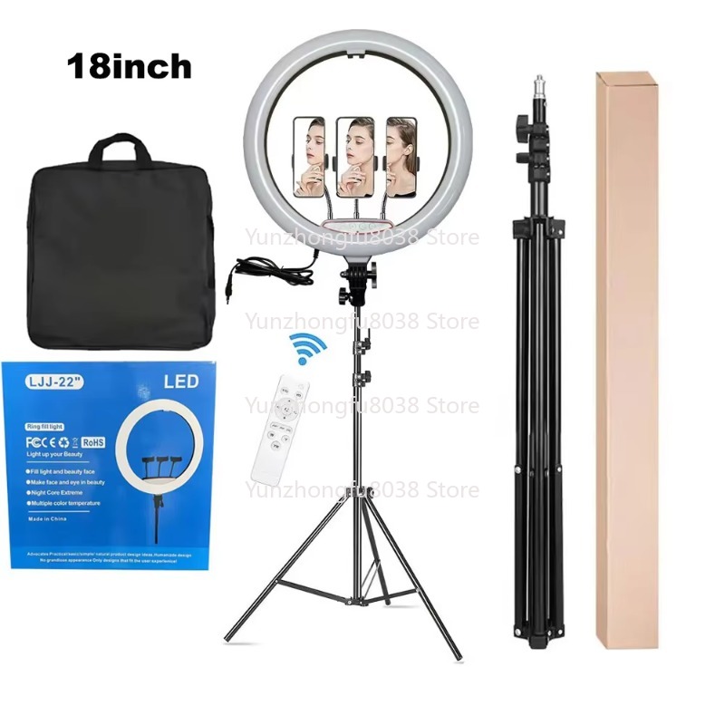 Kit de iluminación de trípode  - Ring Light 18 Inch Studio reseña y precio