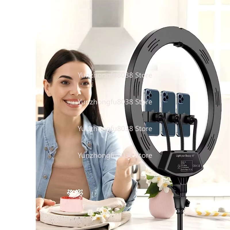 Kit de iluminación de trípode  - Ring Light 18 Inch Studio reseña y precio