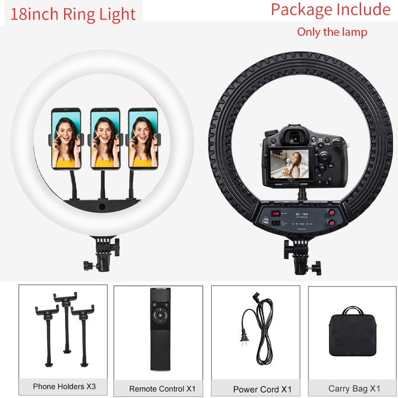 Anillo de luz de 18 pulgadas c - Ring Light 18 Inch Studio reseña y precio